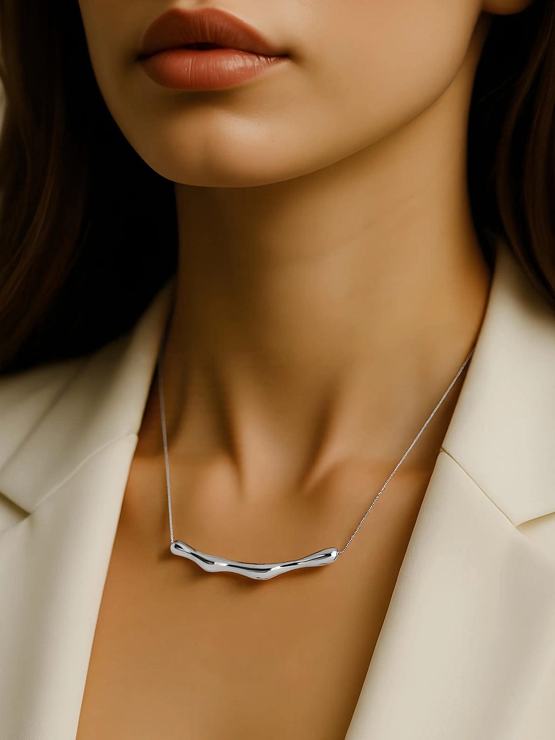 Bold Sculptural Pendant Necklace