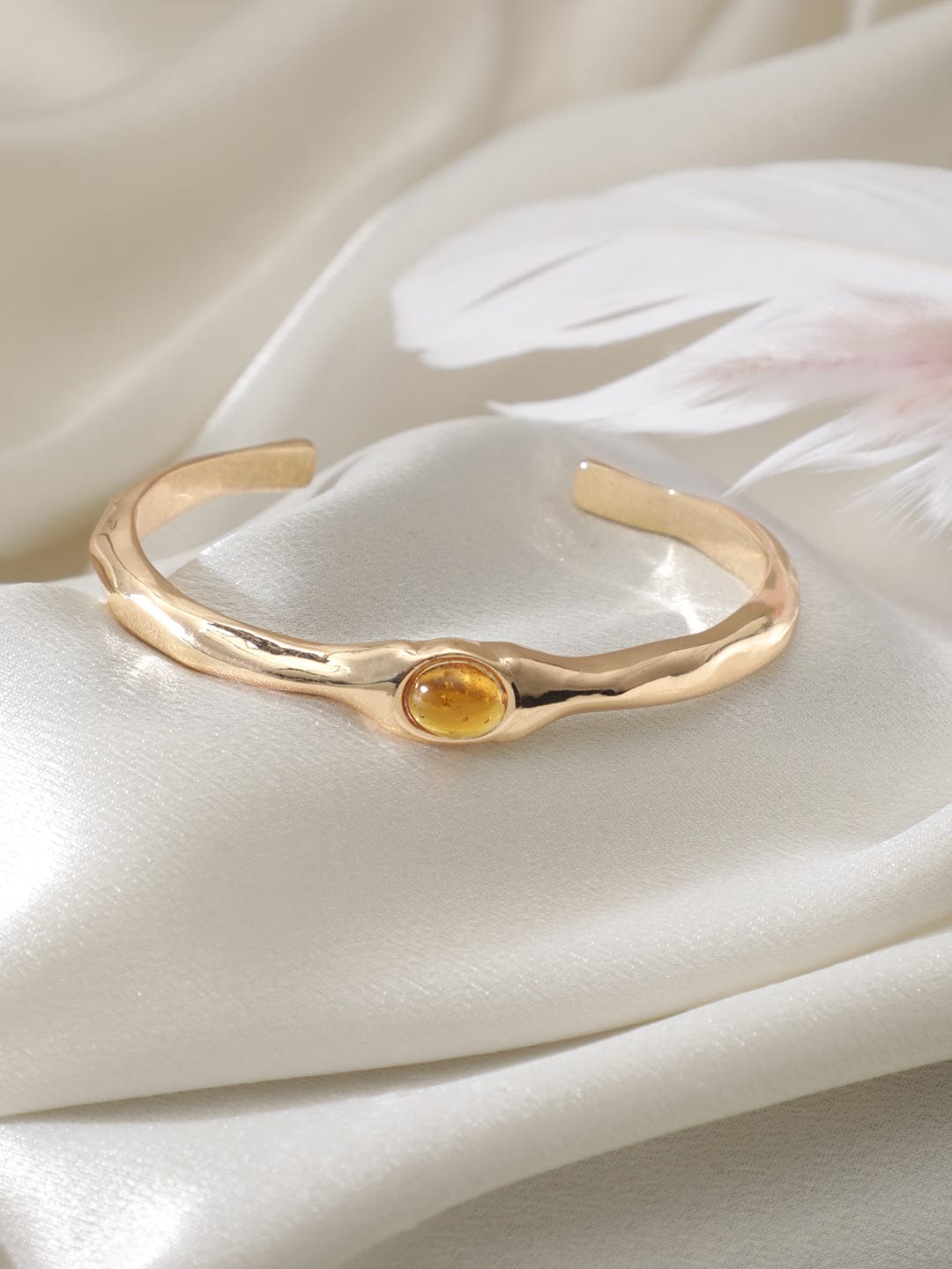 Wentra Voguish Women Gold-Toned  Yellow Brass Gold-Plated Bracelet