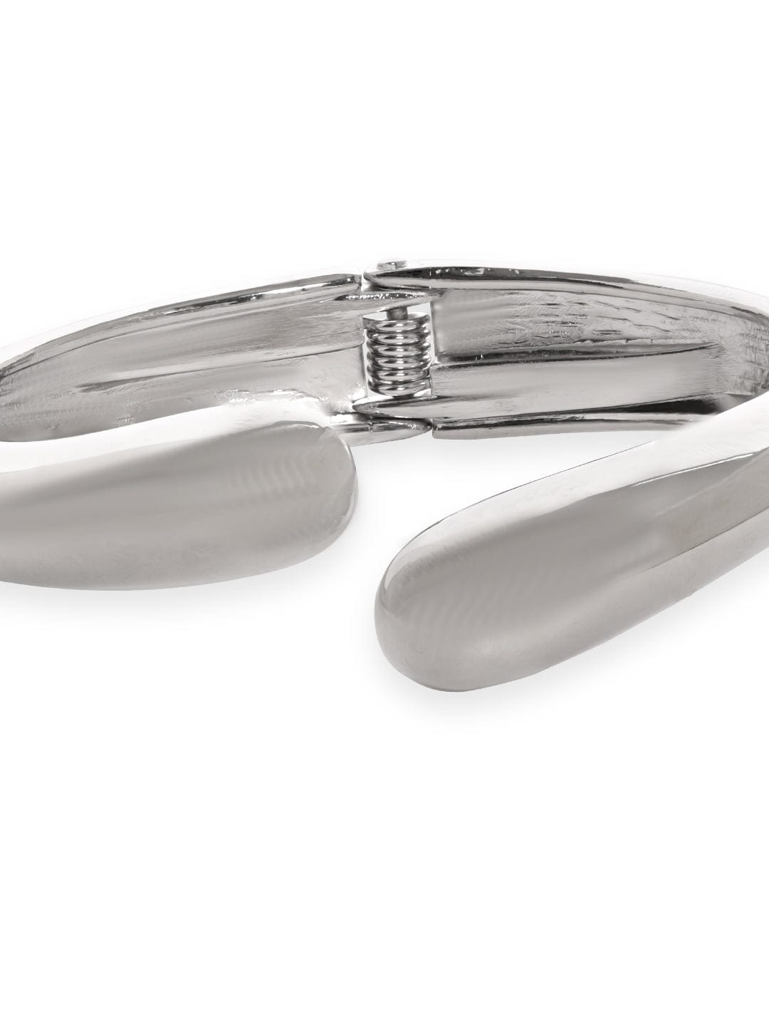 Wentra Vogusih Rhodium Plated Contemporary Bracelet