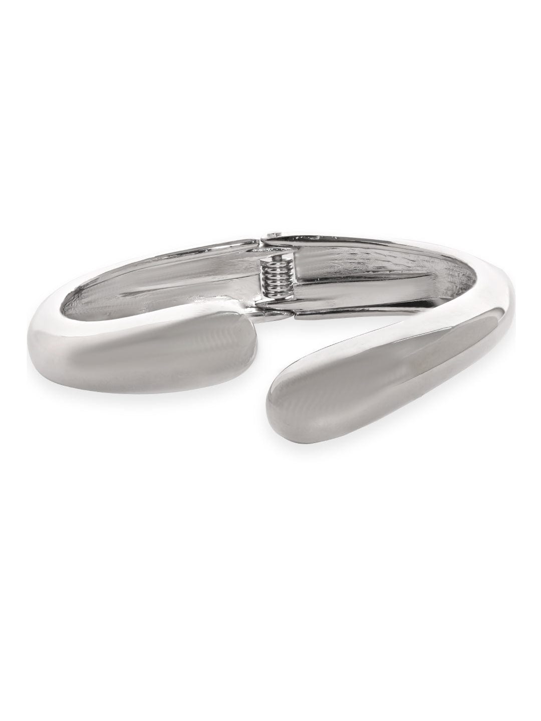 Wentra Vogusih Rhodium Plated Contemporary Bracelet