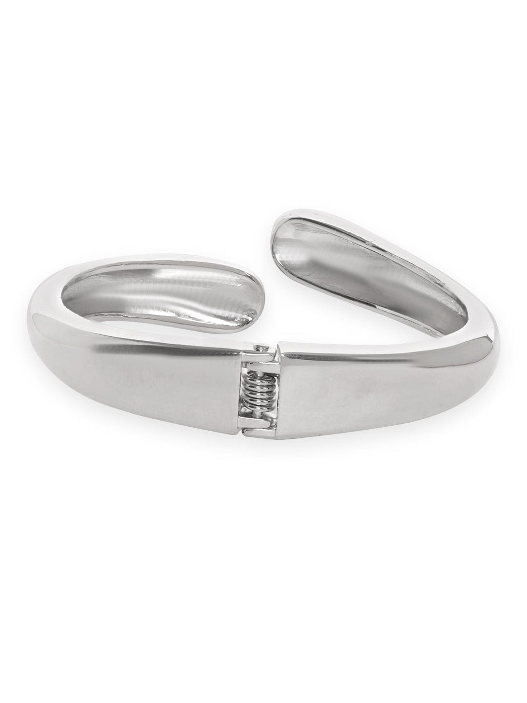 Wentra Vogusih Rhodium Plated Contemporary Bracelet