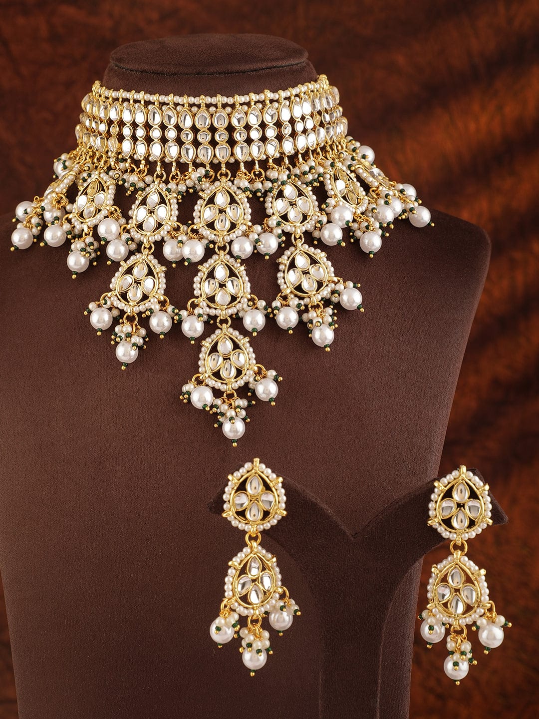 Royal Kundan Choker Necklace Set