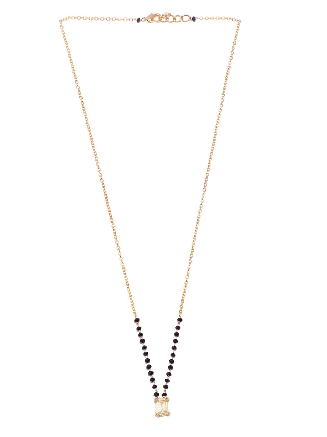 American Diamond Zirconia Cubic Gold Mangalsutra