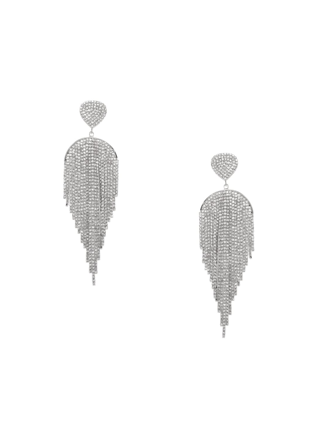 Runway Glam Crystal Multistrands Earrings