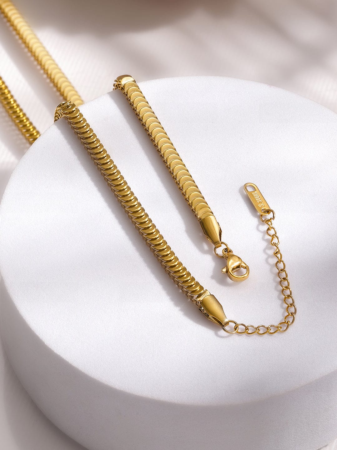 Subtle Gold Plated Snake Chain