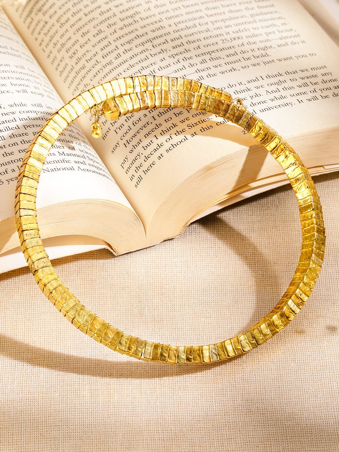 Textured Bold Statement Choker