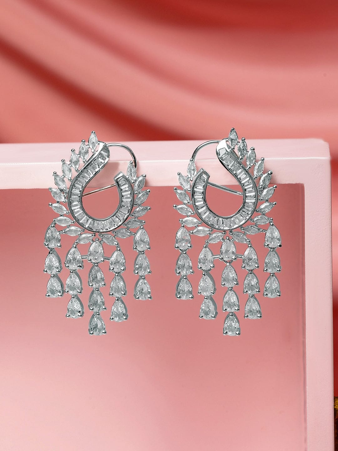 Twilight Charm American Diamond Zirconia Danglers