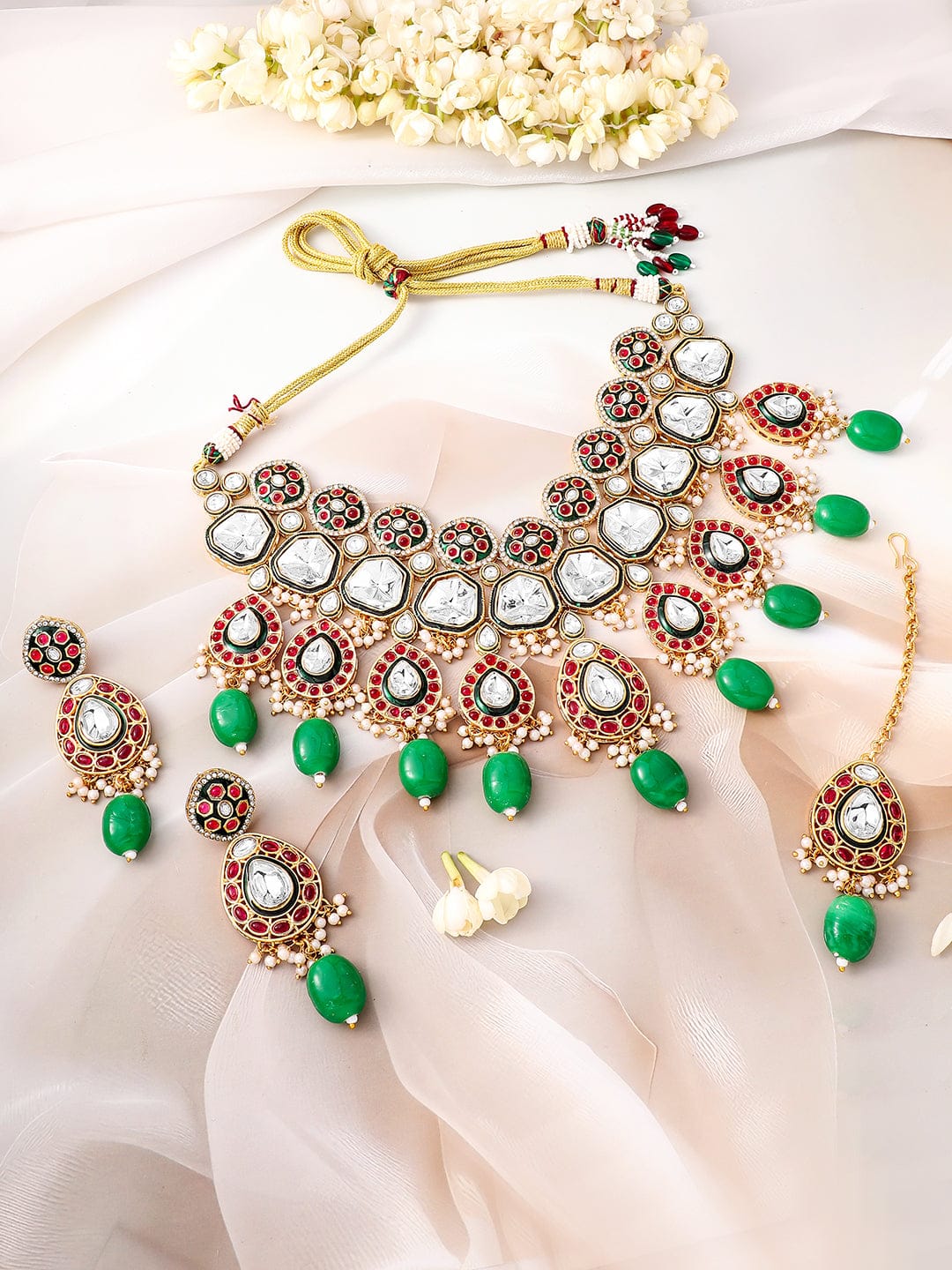 Whispers of Royal Bloom Necklace Set