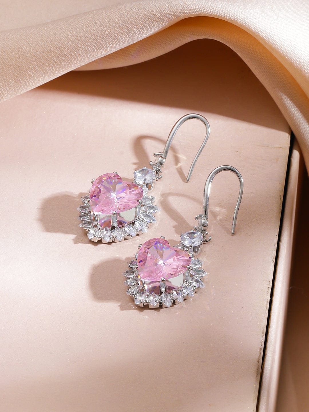 Wings of Freedom Crystal Necklace Set - Pink